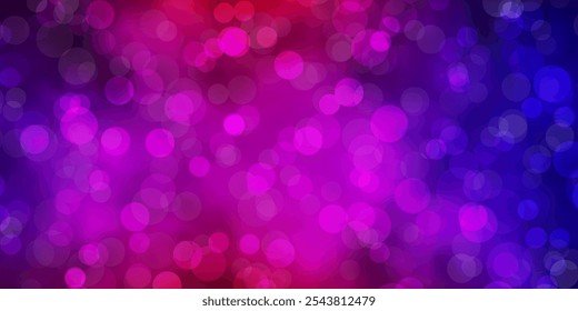 Dark Blue, Red vector backdrop with circles. Abstract colorful disks on simple gradient background. Pattern for booklets, leaflets.