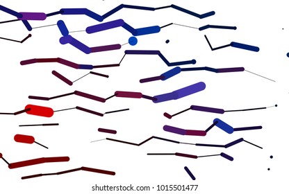 Dark Blue, Red vector background with straight lines. Capsules on abstract background with gradient. Smart design for your business advert.