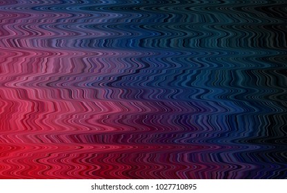 Dark Blue, Red vector background with lava shapes. Blurred geometric sample with gradient bubbles.  Brand-new design for your ads, poster, banner.