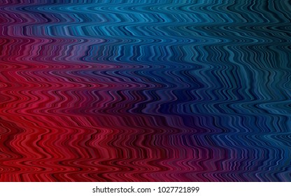 Dark Blue, Red vector background with lava shapes. Geometric illustration in marble style with gradient.  New composition for your brand book.