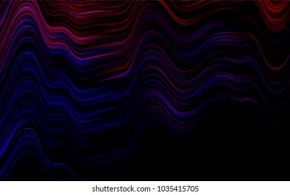 Dark Blue, Red vector background with bent ribbons. Colorful illustration in abstract marble style with gradient. A new texture for your  ad, booklets, leaflets.