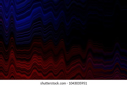 Dark Blue, Red vector background with bubble shapes. Blurred geometric sample with gradient bubbles.  A completely new marble design for your business.