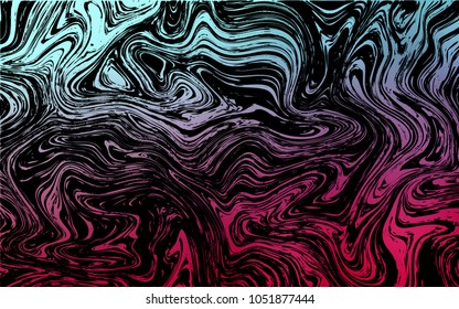 Dark Blue, Red vector background with lamp shapes. A sample with blurred bubble shapes. Textured wave pattern for backgrounds.