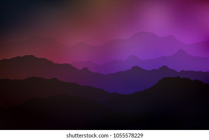 Dark Blue, Red vector background with bubble shapes. Colorful abstract illustration with gradient lines. The template for cell phone backgrounds.