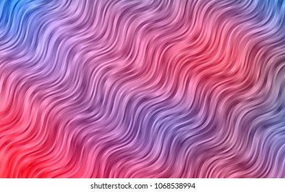 Dark Blue, Red vector background with bubble shapes. A vague circumflex abstract illustration with gradient. New composition for your brand book.