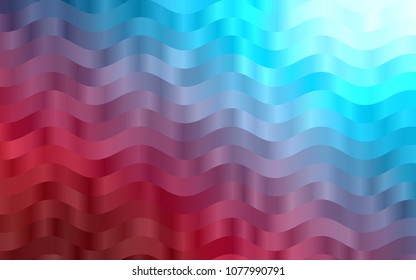 Dark Blue, Red vector background with bubble shapes. Glitter abstract illustration with wry lines. Marble style for your business design.