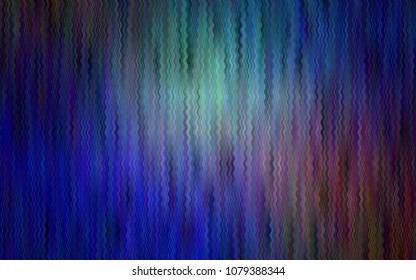 Dark Blue, Red vector background with lava shapes. Shining illustration, which consist of blurred lines, circles. Marble design for your web site.