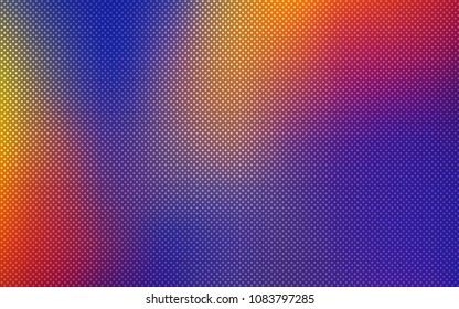 Dark Blue, Red vector background with bubbles. Blurred bubbles on abstract background with colorful gradient. Completely new template for your brand book.