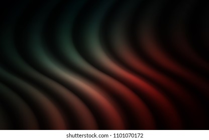 Dark Blue, Red vector background with bent ribbons. Colorful abstract illustration with gradient lines. A completely new memphis design for your business.
