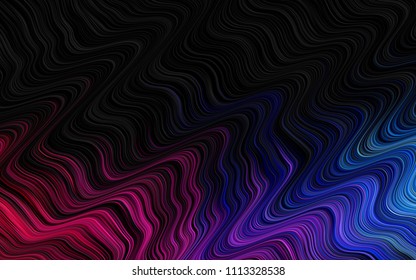 Dark Blue, Red vector background with abstract lines. Colorful illustration in abstract marble style with gradient. A new texture for your  ad, booklets, leaflets.