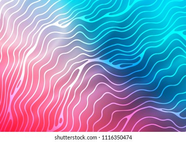 Dark Blue, Red vector background with bubble shapes. Creative geometric illustration in marble style with gradient. A new texture for your  ad, booklets, leaflets.