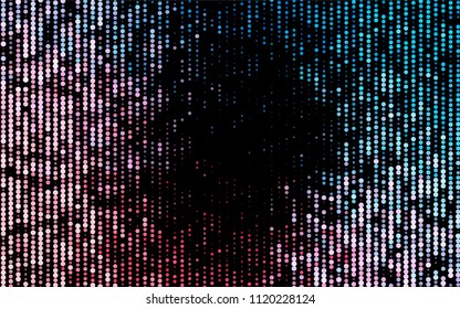 Dark Blue, Red vector  background with dots. Abstract illustration with colored bubbles in nature style. Beautiful design for your business natural advert.
