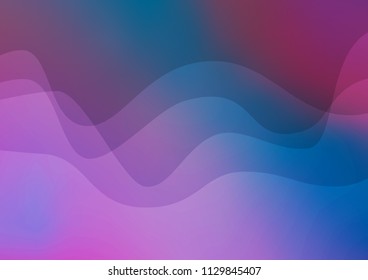 Dark Blue, Red vector background with abstract lines. An elegant bright illustration with gradient. The elegant pattern for brand book.