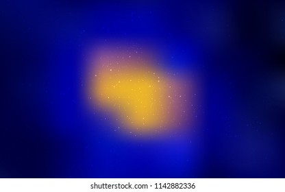 Dark Blue, Red vector background with galaxy stars. Shining colored illustration with bright astronomical stars. Pattern for astronomy websites.