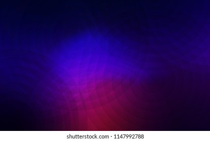 Dark Blue, Red vector background with bubbles. Illustration with set of shining colorful abstract circles. Pattern can be used for futuristic ad, booklets.