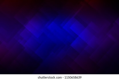Dark Blue, Red vector background with straight lines. Lines on blurred abstract background with gradient. Pattern for ads, posters, banners.