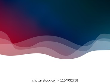 Dark Blue, Red vector background with lava shapes. Colorful illustration in abstract marble style with gradient. A new texture for your  ad, booklets, leaflets.