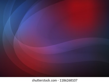 Dark Blue, Red vector background with bubble shapes. Shining crooked illustration in marble style. Marble style for your business design.