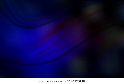Dark Blue, Red vector background with liquid shapes. A completely new color illustration in marble style. A completely new memphis design for your business.