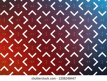 Dark Blue, Red vector background with straight lines. Lines on blurred abstract background with gradient. The pattern can be used as ads, poster, banner for commercial.