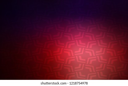 Dark Blue, Red vector background with bent lines. Creative illustration in halftone marble style with gradient. Marble style for your business design.