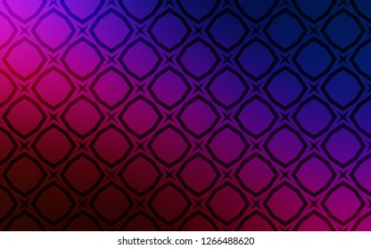 Dark Blue, Red vector background with colored stars. Blurred decorative design in simple style with stars. Pattern for new year ad, booklets.