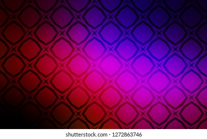 Dark Blue, Red vector background with colored stars. Blurred decorative design in simple style with stars. Smart design for your business advert.