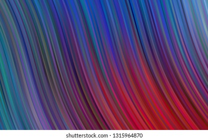 Dark Blue, Red vector background with bent lines. Brand new colored illustration in marble style with gradient. Marble style for your business design.