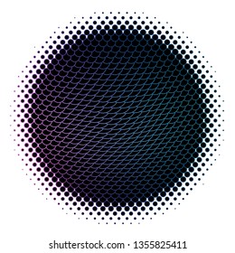 Dark Blue, Red vector background with circles. Abstract decorative design in gradient style with bubbles. Design for your commercials.