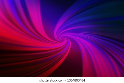 Dark Blue, Red vector background with curved lines. An elegant bright illustration with gradient. A new texture for your  ad, booklets, leaflets.