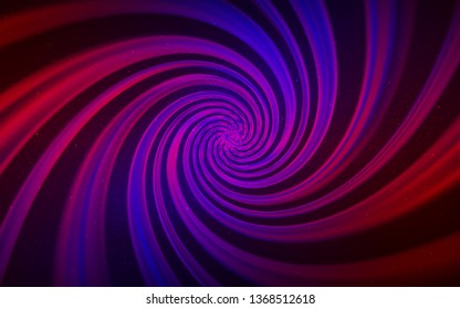 Dark Blue, Red vector background with galaxy stars. Modern abstract illustration with Big Dipper stars. Pattern for futuristic ad, booklets.