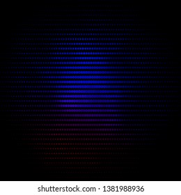 Dark Blue, Red vector background with circles. Abstract decorative design in gradient style with bubbles. Design for posters, banners.