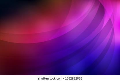 Dark Blue, Red vector background with curved circles. Geometric illustration in marble style with gradient.  Textured wave pattern for backgrounds.