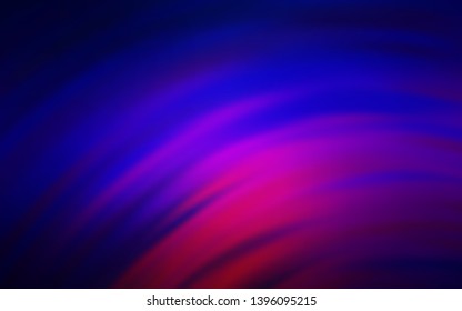 Dark Blue, Red vector background with wry lines. Shining colorful illustration in simple style. Pattern for your business design.