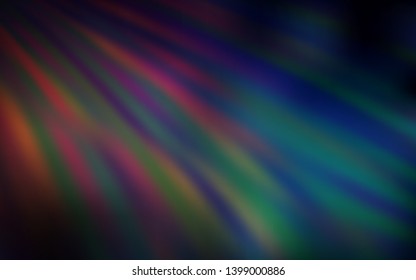 Dark Blue, Red vector background with stright stripes. Glitter abstract illustration with colorful sticks. Template for your beautiful backgrounds.