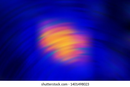 Dark Blue, Red vector background with wry lines. Glitter abstract illustration with wry lines. Elegant pattern for a brand book.