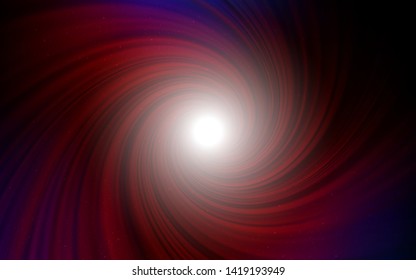 Dark Blue, Red vector background with astronomical stars. Modern abstract illustration with Big Dipper stars. Pattern for astrology websites.