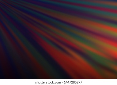 Dark Blue, Red vector background with straight lines. Shining colored illustration with narrow lines. Pattern for ads, posters, banners.