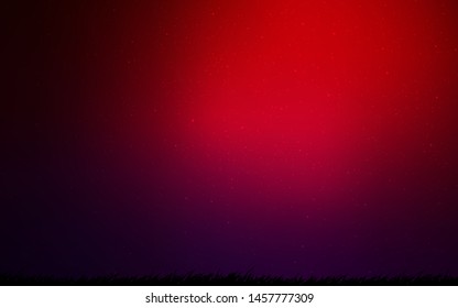 Dark Blue, Red vector background with galaxy stars. Shining colored illustration with bright astronomical stars. Pattern for astronomy websites.