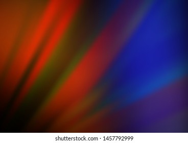 Dark Blue, Red vector background with straight lines. Lines on blurred abstract background with gradient. Pattern for websites, landing pages.