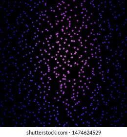 Dark Blue, Red vector background with colorful stars. Colorful illustration in abstract style with gradient stars. Best design for your ad, poster, banner.