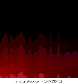 Dark Blue, Red vector background with wry lines. Colorful illustration with curved lines. Pattern for commercials, ads.