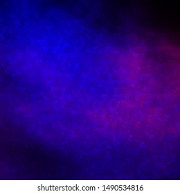 Dark Blue, Red vector background with triangles. Decorative design in abstract style with triangles. Template for landing pages.