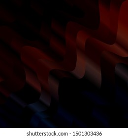 Dark Blue, Red vector background with lines. Colorful illustration, which consists of curves. Template for your UI design.