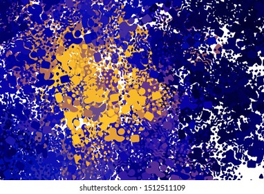 Dark Blue, Red vector background with abstract shapes. Illustration with colorful gradient shapes in abstract style. Modern design for your business card.