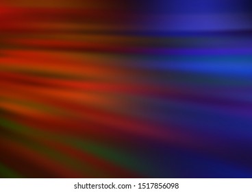Dark Blue, Red vector background with lava shapes. Blurred geometric sample with gradient bubbles.  A completely new marble design for your business.
