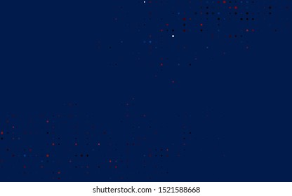 Dark Blue, Red vector background with bubbles. Beautiful colored illustration with blurred circles in nature style. Design for business adverts.