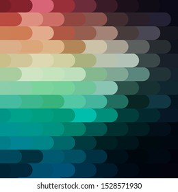 Dark Blue, Red vector background with lines. Colorful gradient illustration with abstract flat lines. Template for your UI design.