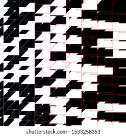 Dark Blue, Red vector background with lines. Repeated lines on abstract background with gradient. Template for your UI design.