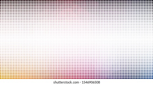 Dark Blue, Red vector  background with bubbles. Glitter abstract illustration with blurred drops of rain. New template for your brand book.